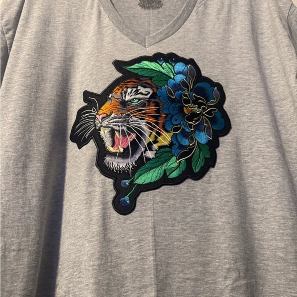 Tigress Lily Hanes Heather Grey Size 2XL